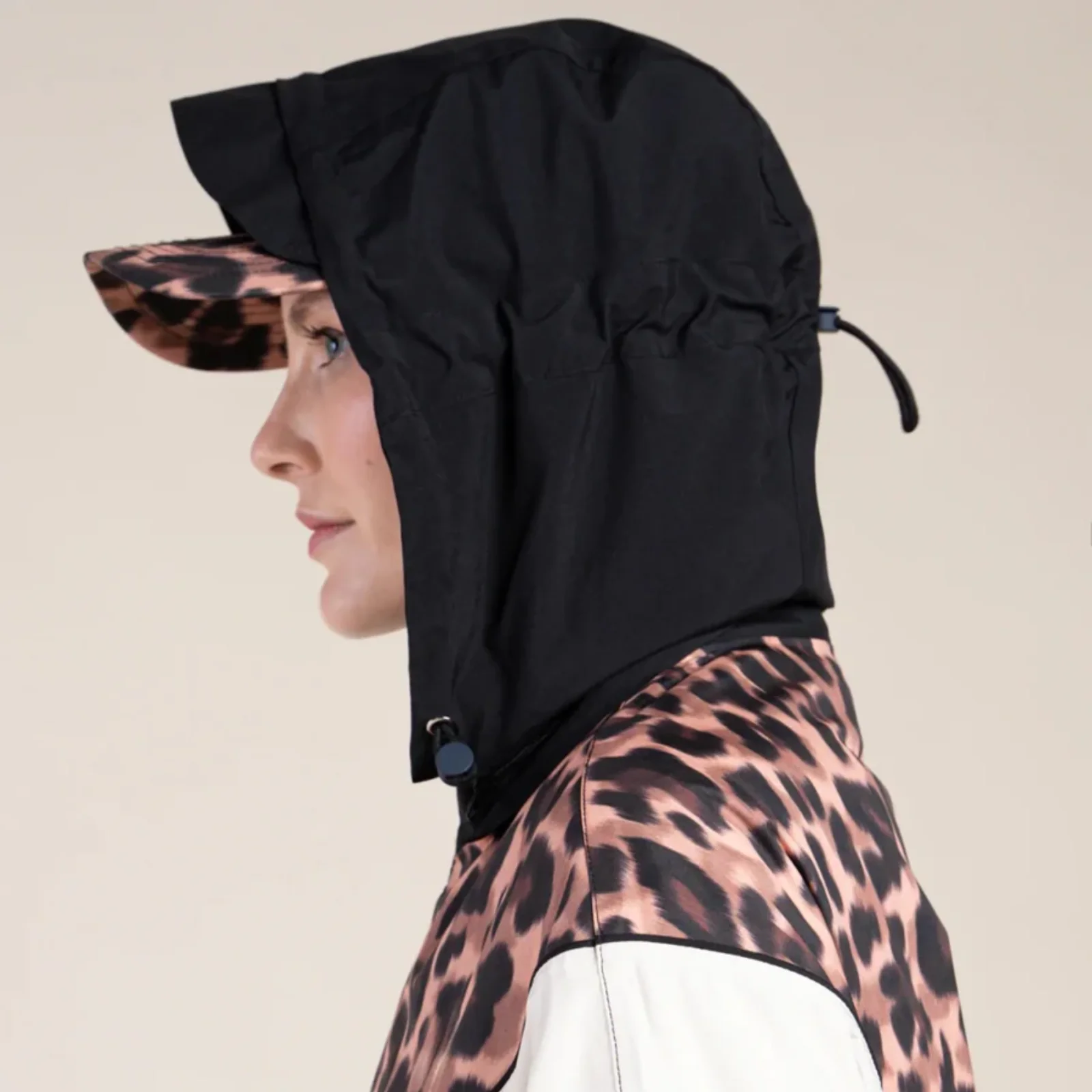 Flotte Saint Martin Sahara Waterproof Leopard Bomber Jacket - Image 3
