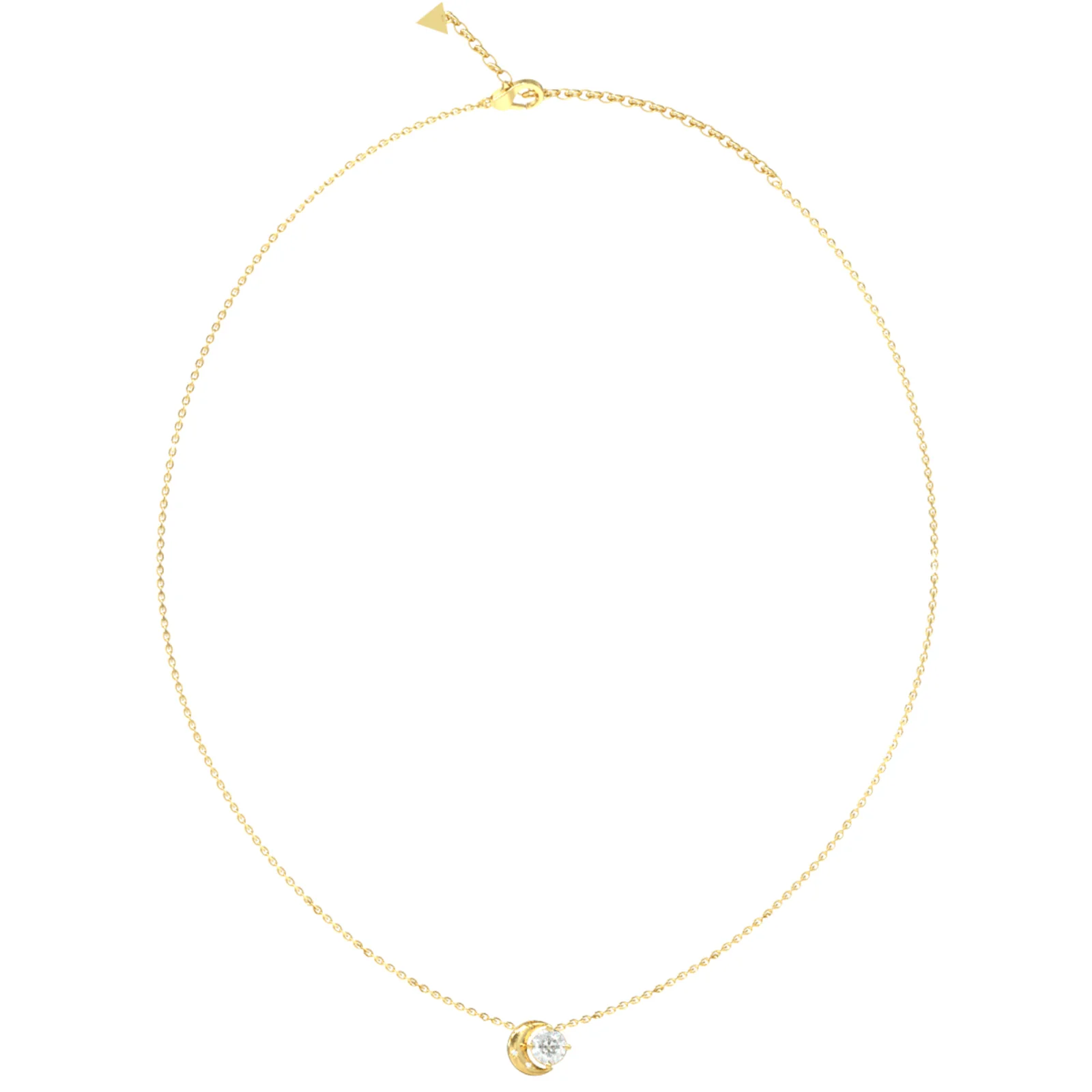 Guess Aurora Gold Moon Necklace - Image 2