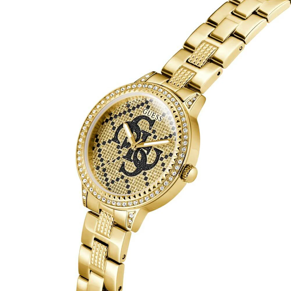 Guess G Lace Gold Watch - Image 3