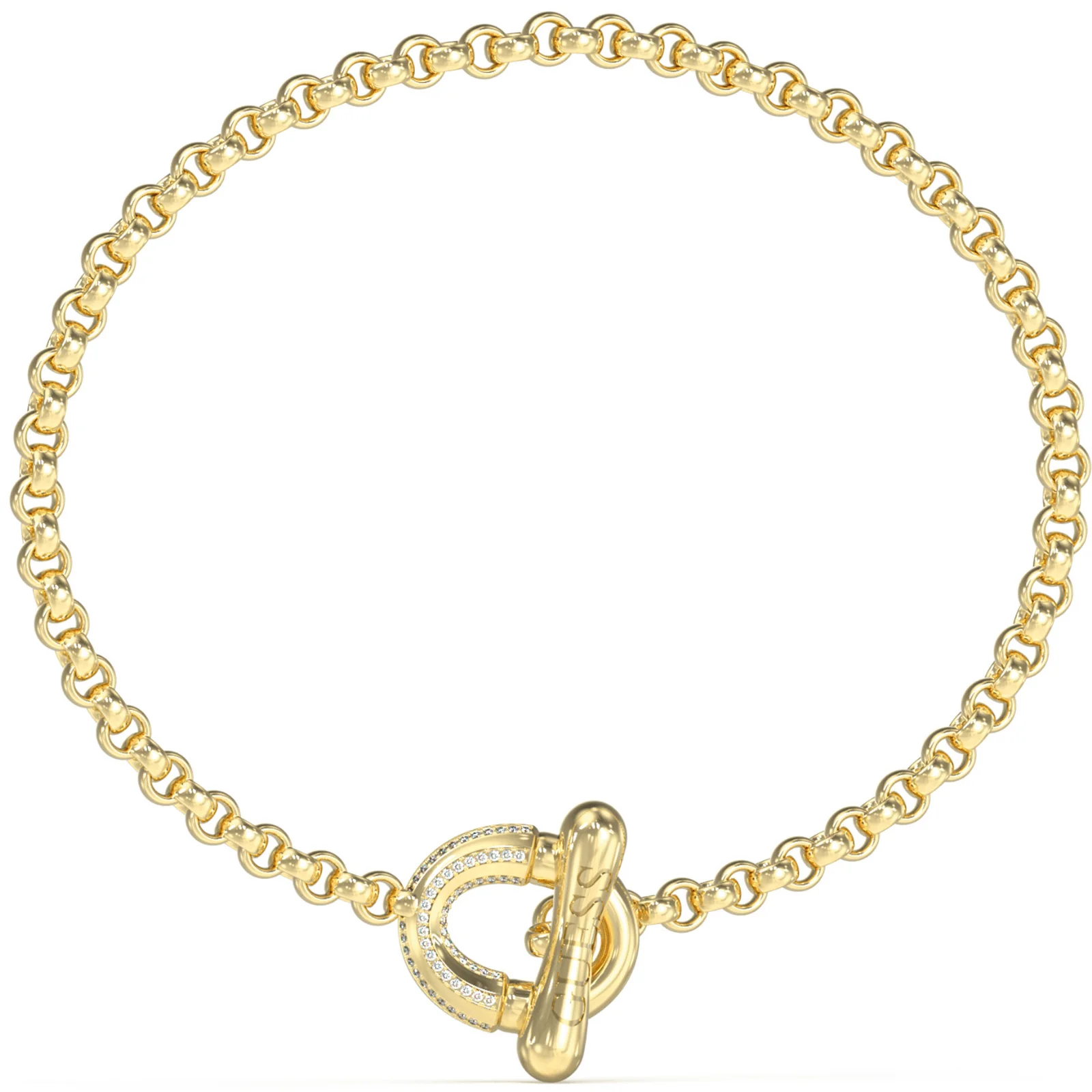 Guess Majorelle Gold TBar Bracelet