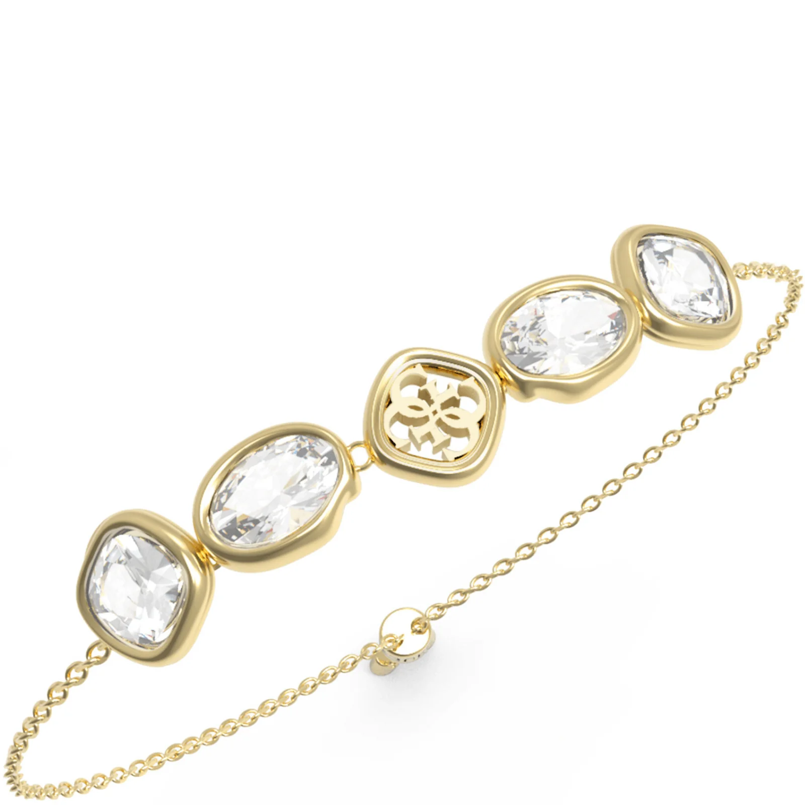 Guess Mamounia Gold Multi Crystal Bracelet