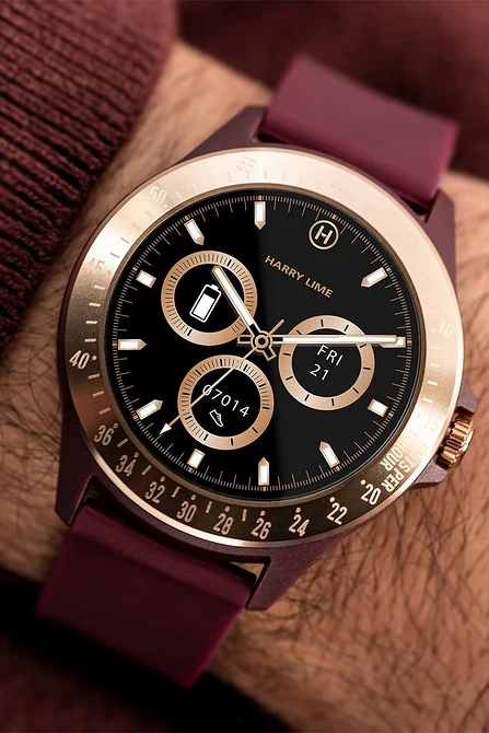 Harry Lime Smart Watch - Berry Rose Gold - Image 3