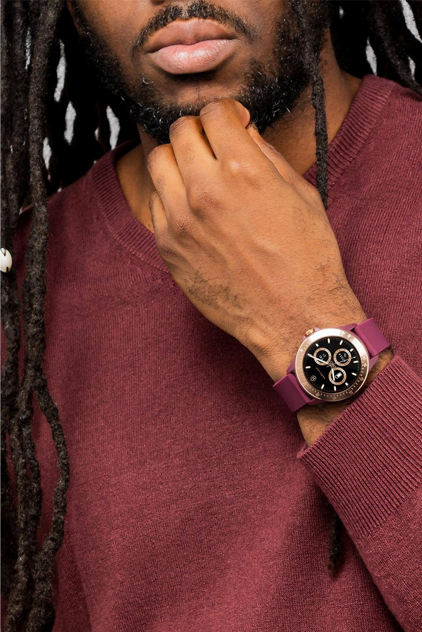 Harry Lime Smart Watch - Berry Rose Gold - Image 4