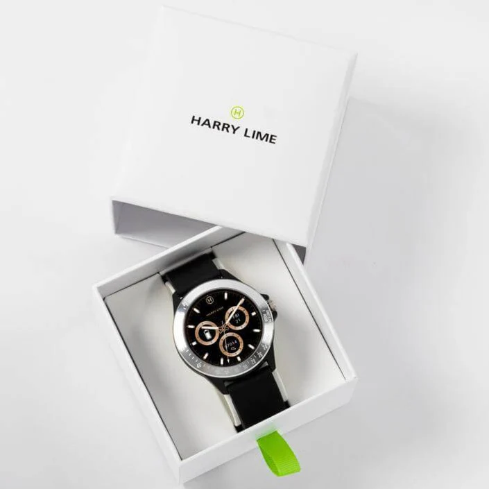Harry Lime Smart Watch - Black Silver