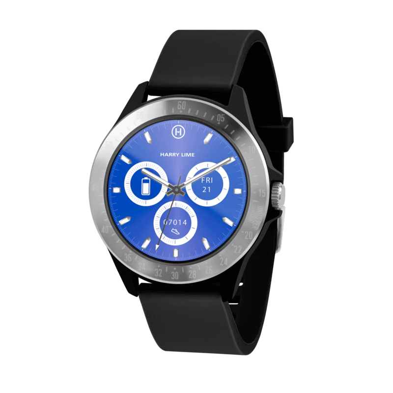 Harry Lime Smart Watch - Black Silver - Image 2