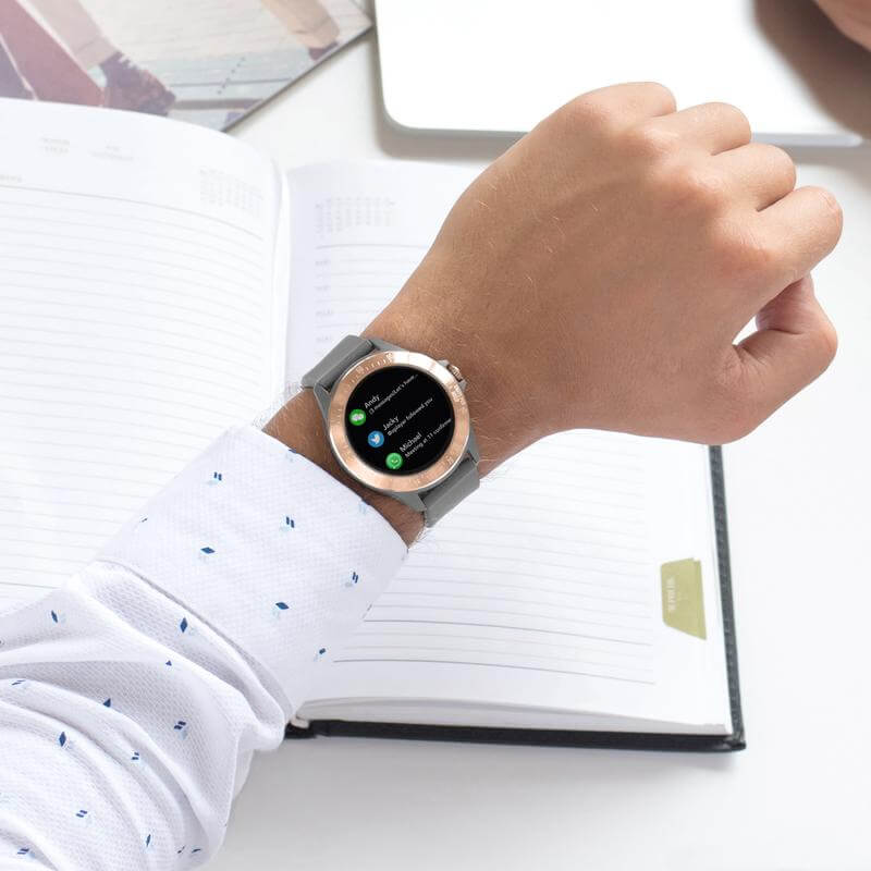 Harry Lime Smart Watch - Grey Rose Gold - Image 5