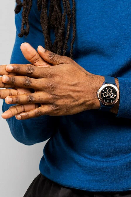 Harry Lime Smart Watch - Navy Rose Gold - Image 4