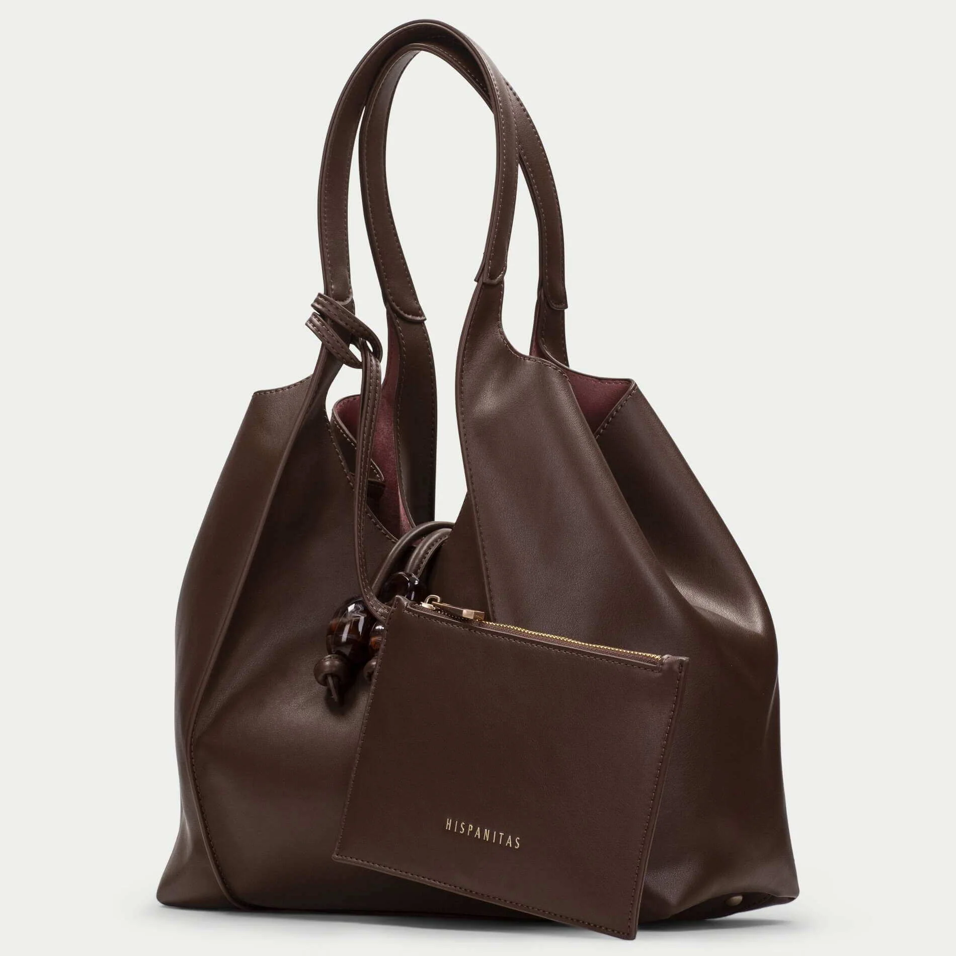 Hispanitas Large Brown Shoulder Bag - Image 4
