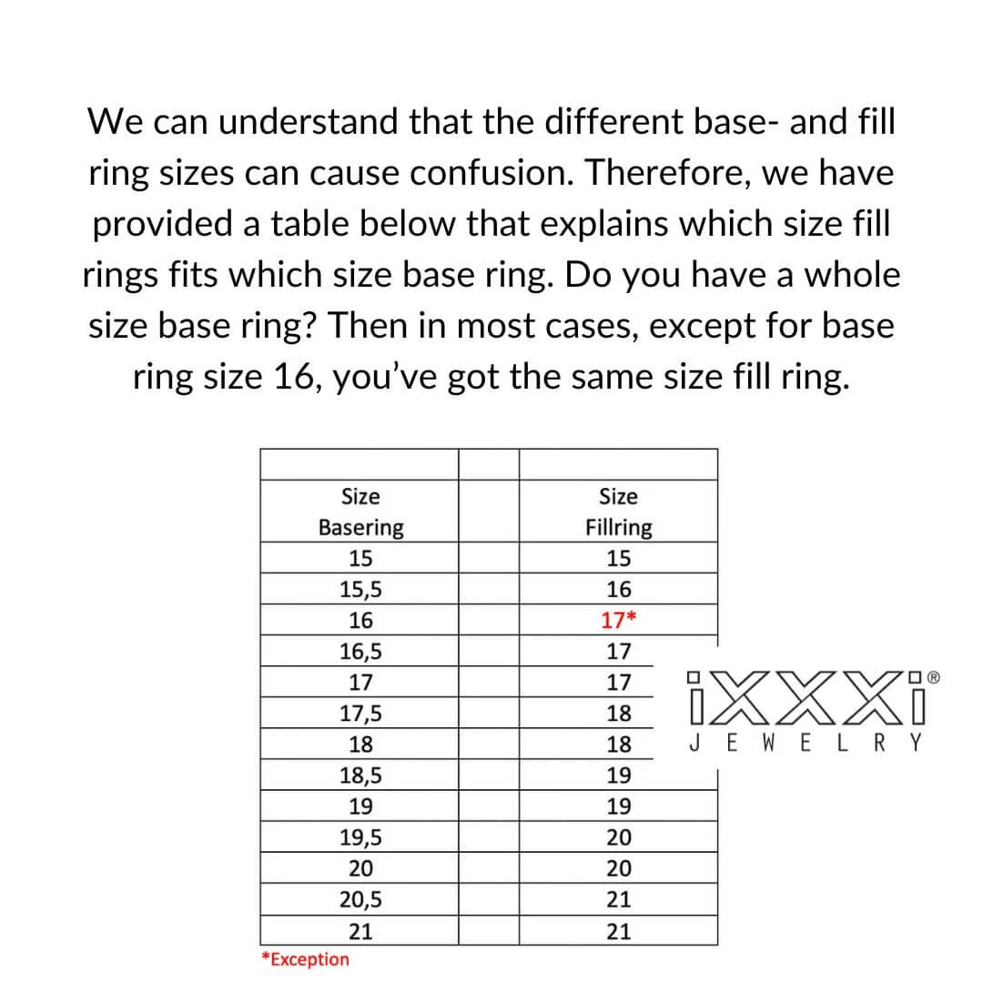 iXXXi Chunky Full Combined Ring - Style 106 - Image 3