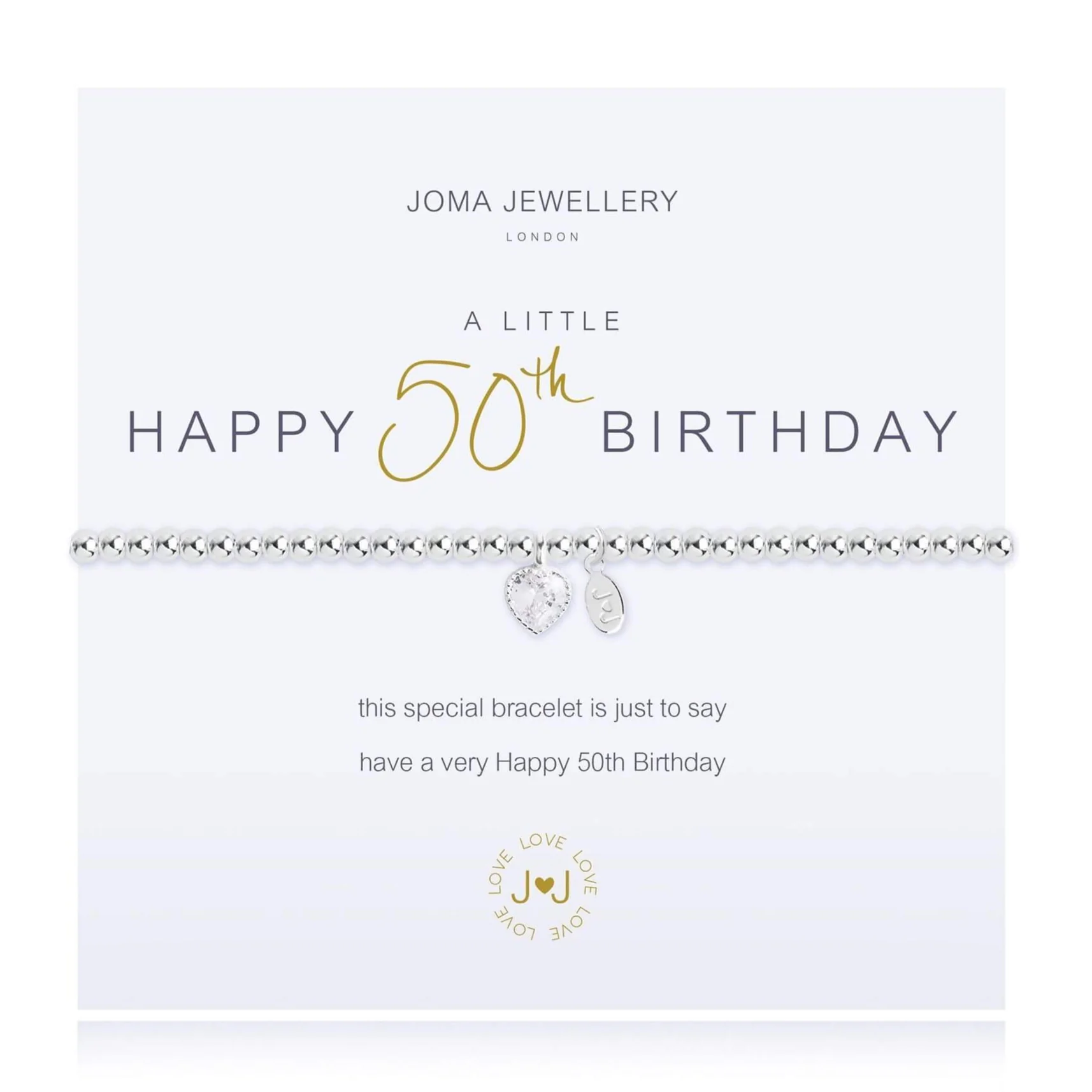 Joma 50th Birthday Bracelet