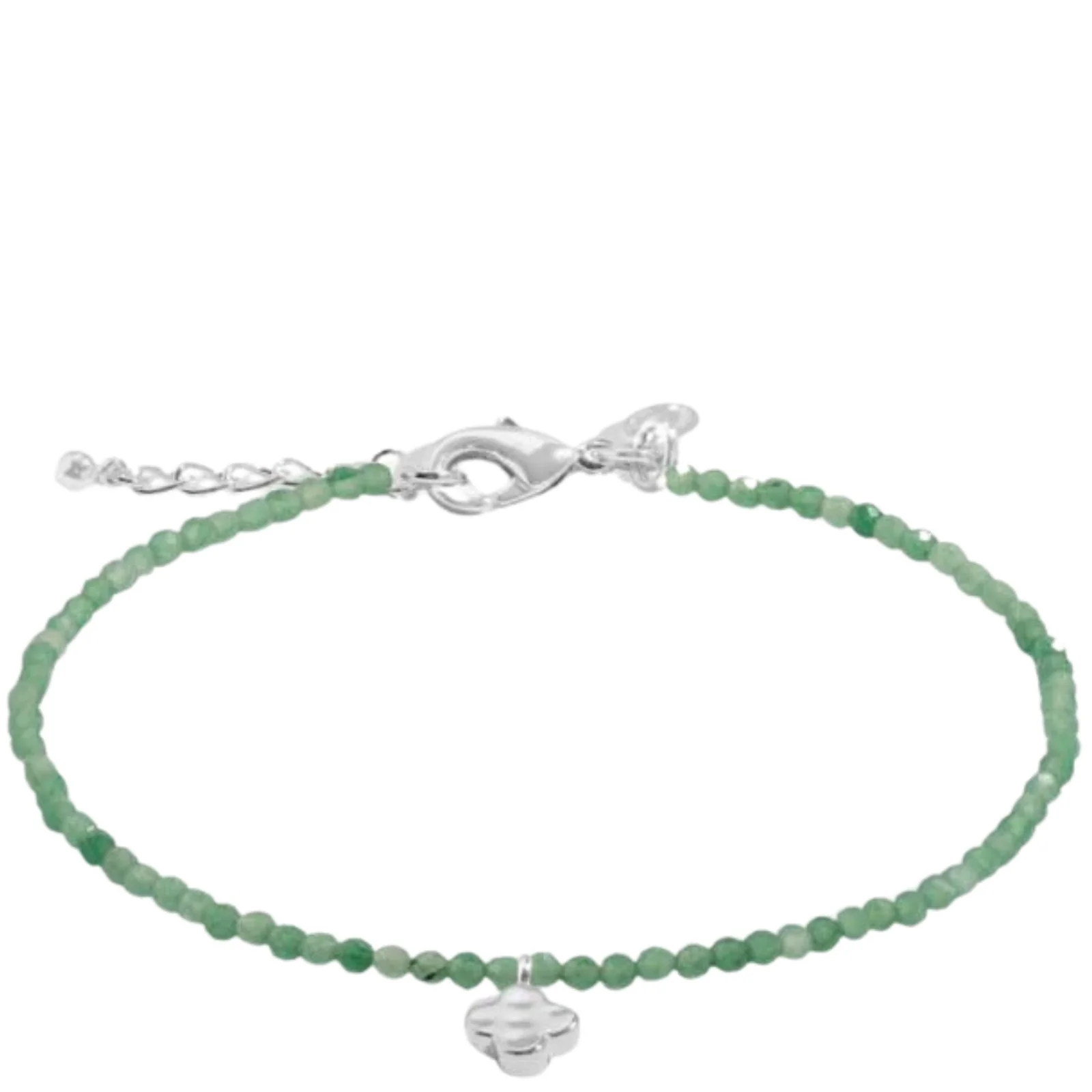 Joma Aventurine Clover Bead Bracelet