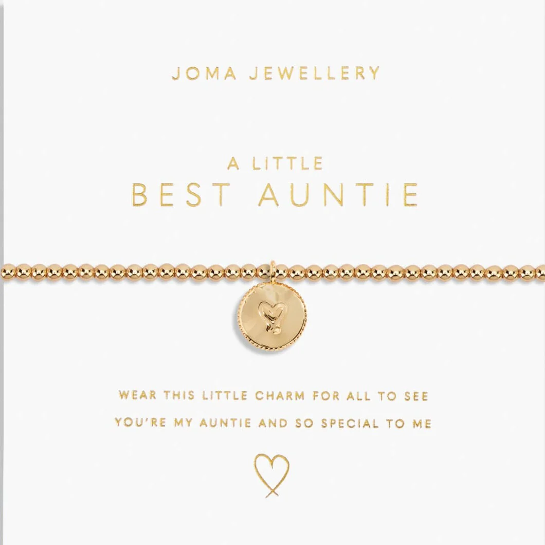 Joma Best Auntie Bracelet - Gold