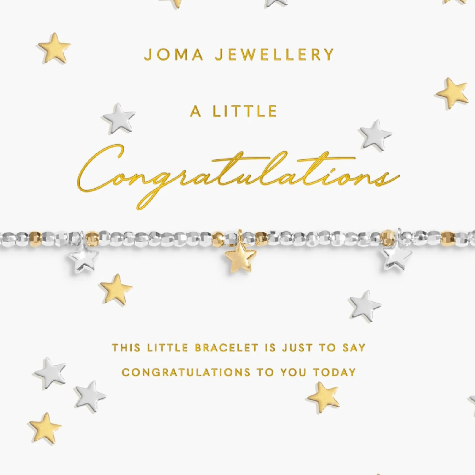 Joma Congratulations Bracelet - Two Tone