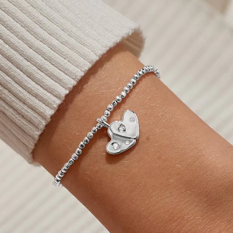 Joma Dolce Vita | Sisters Are A Forever Thing Hammered Bead Bracelet - Silver - Image 2