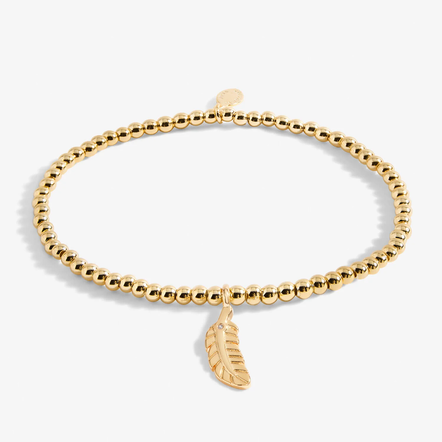 Joma Feathers Appear When Loved Ones Are Near Bracelet - Gold - Image 2