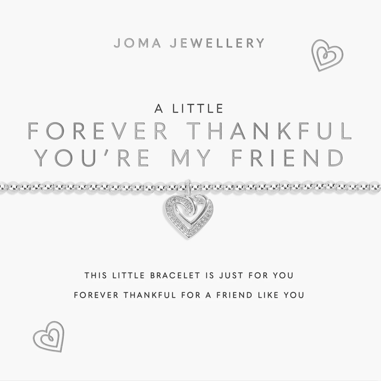 Joma Forever Thankful You're My Friend Bracelet