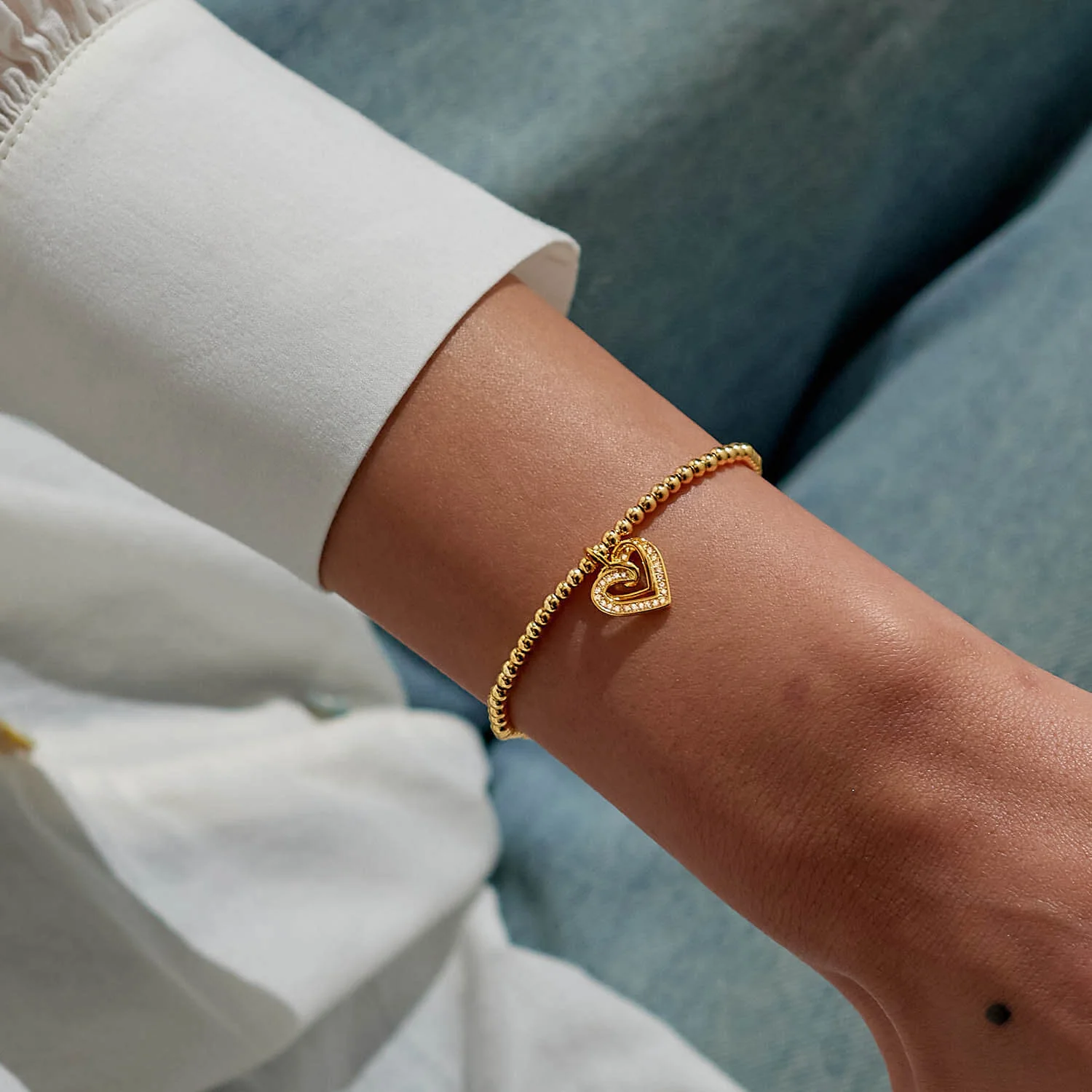 Joma Forever Thankful You're My Friend Bracelet - Gold - Image 2