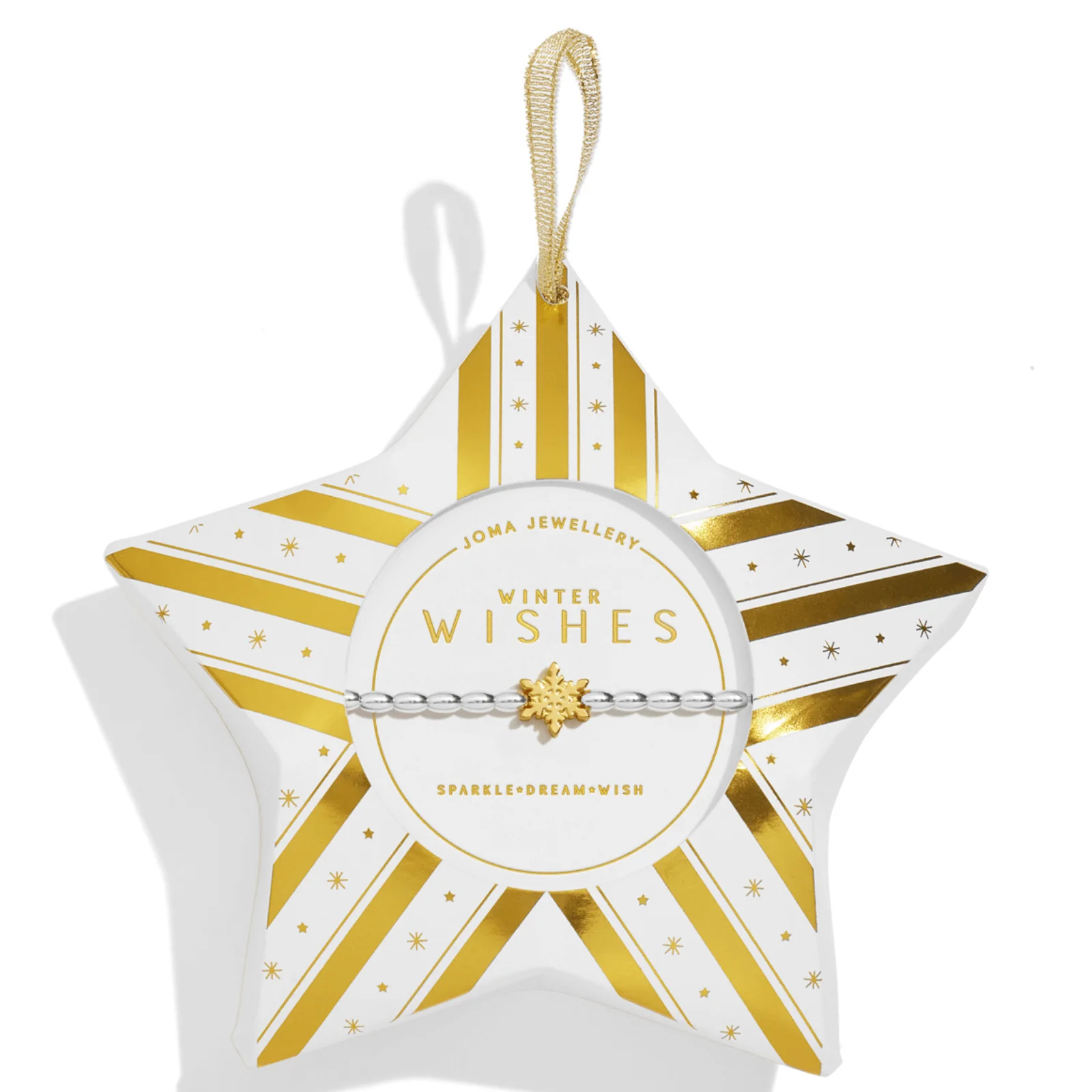 Joma Gift Boxed Star Winter Wishes Bracelet - Two Tone