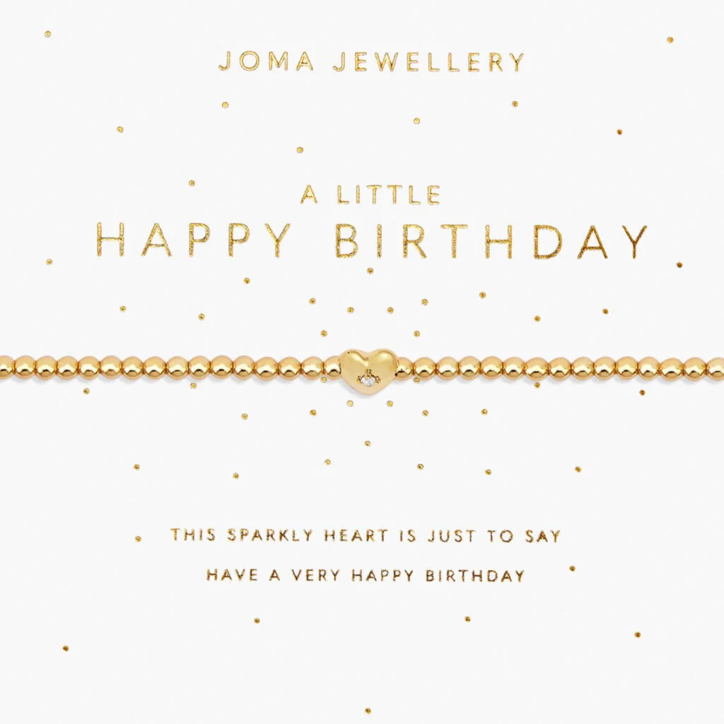 Joma Happy Birthday Bracelet