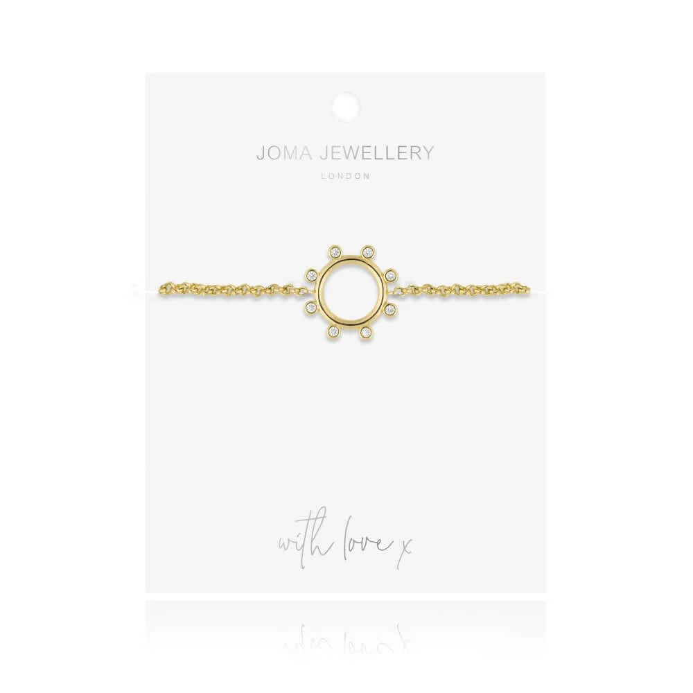 Joma Gold Zahra Hoop Bracelet - Image 2