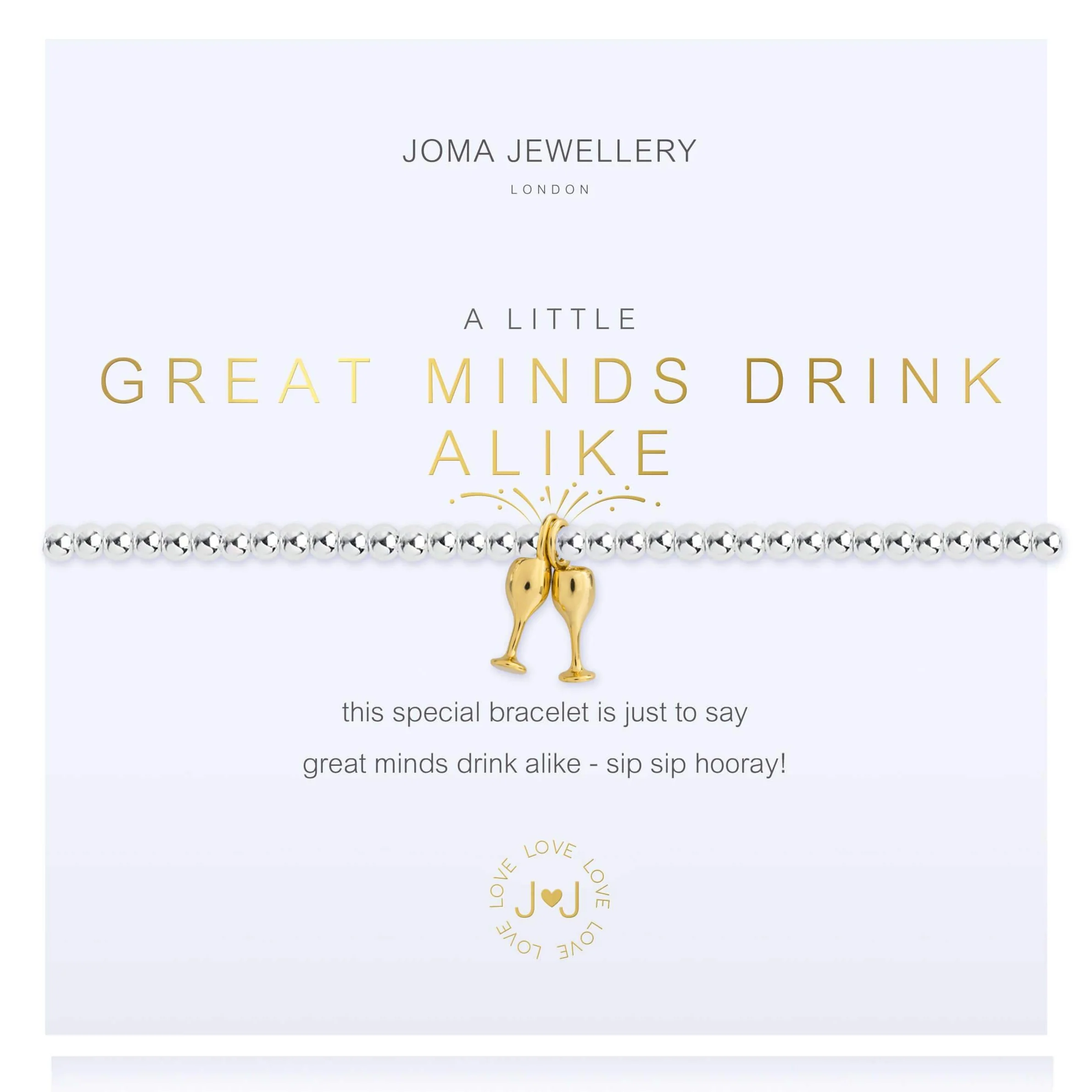 Joma Great Minds Drink Alike Bracelet