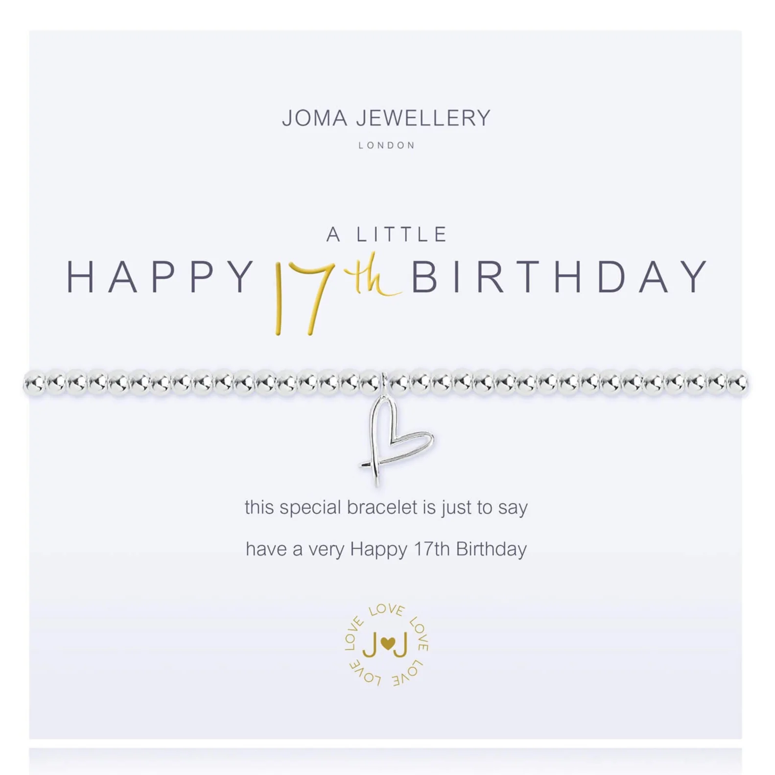 Joma Happy 17th Birthday Bracelet