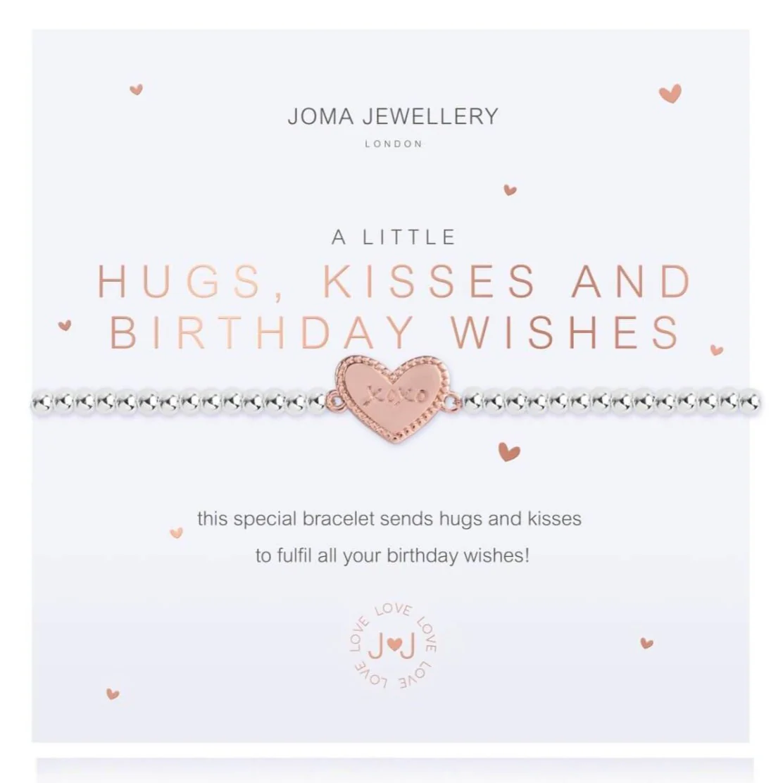 Joma Hugs, Kisses And Birthday Wishes Bracelet