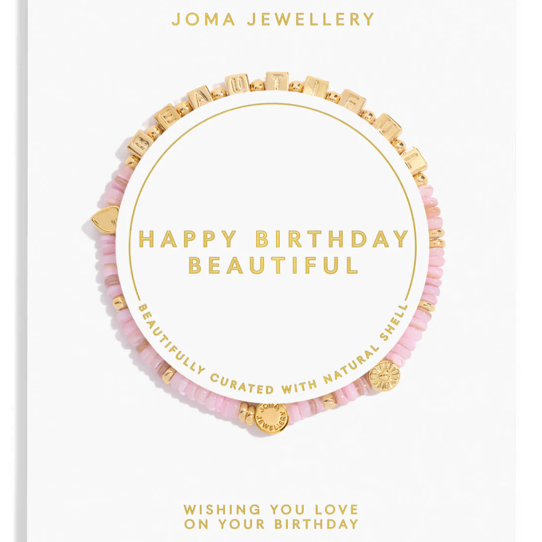 Joma Happy Birthday Beautiful Bead Bracelet