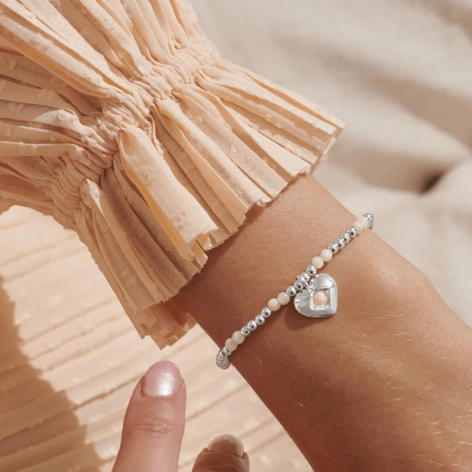 Joma July Sunstone Silver Bracelet - Image 2