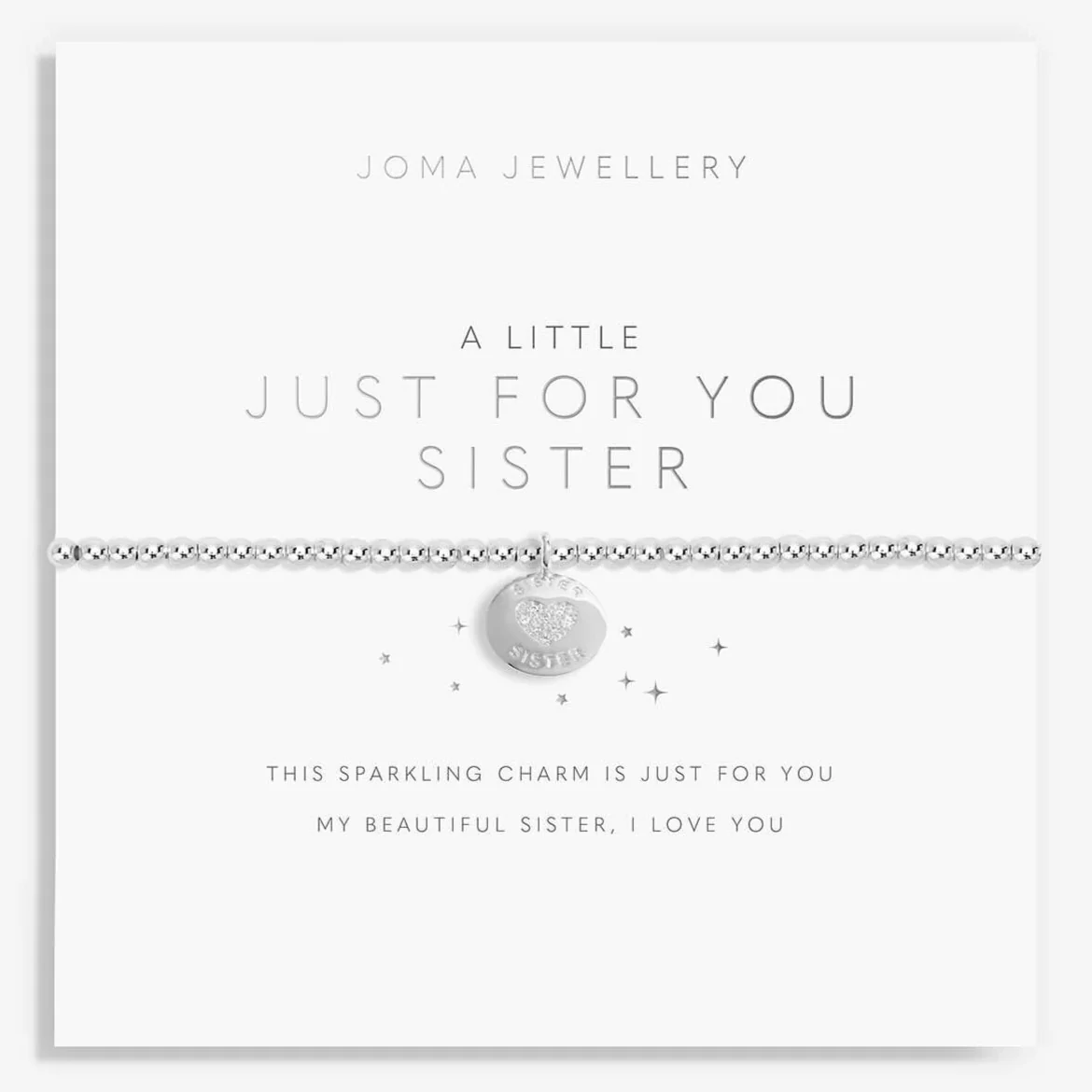Joma Just For You Sister Bracelet