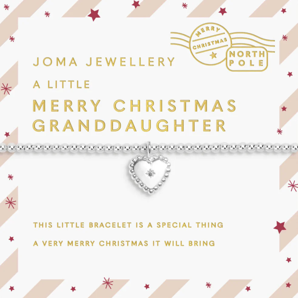 Joma Kids Merry Christmas Granddaughter Bracelet