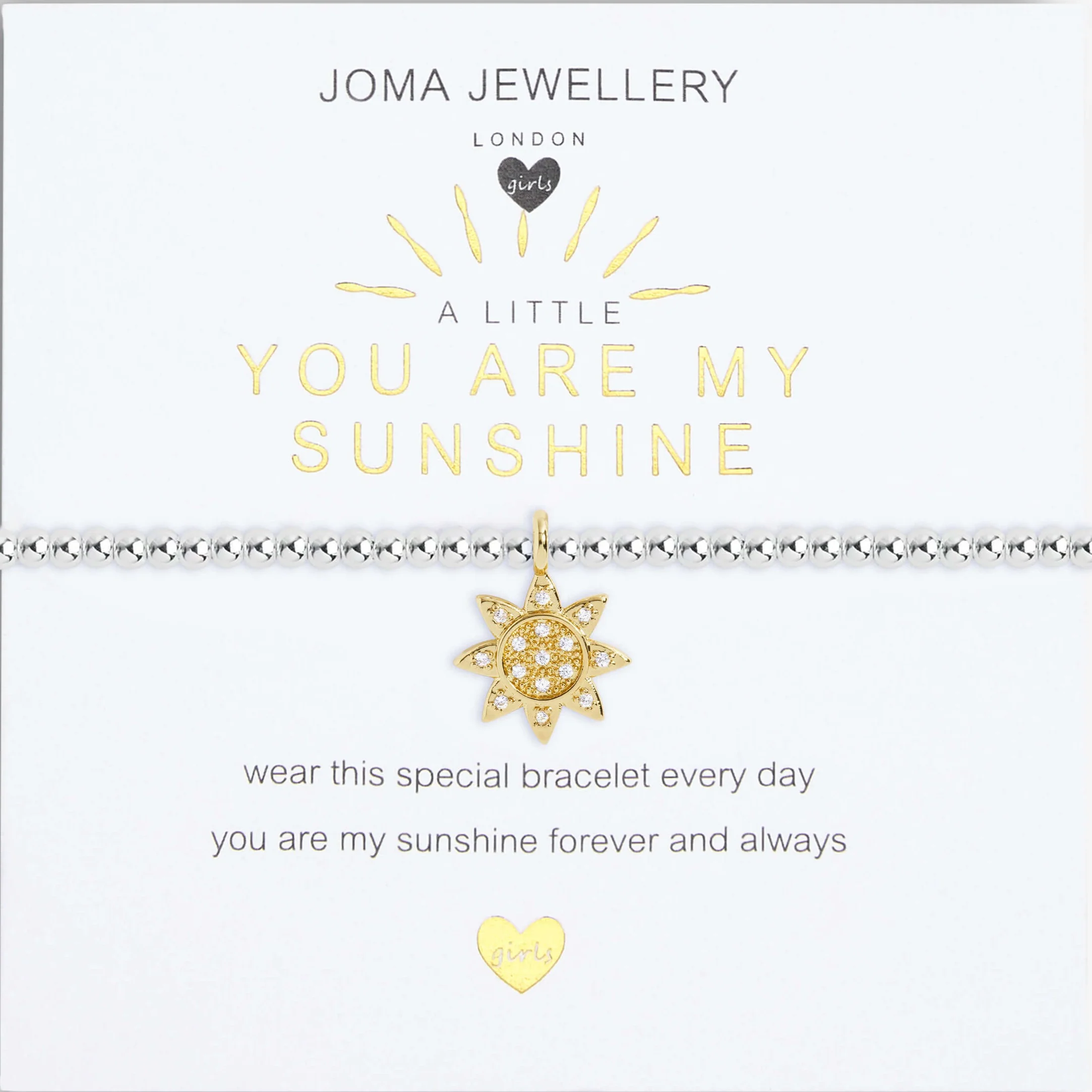 Joma Kids You Are My Sunshine Bracelet