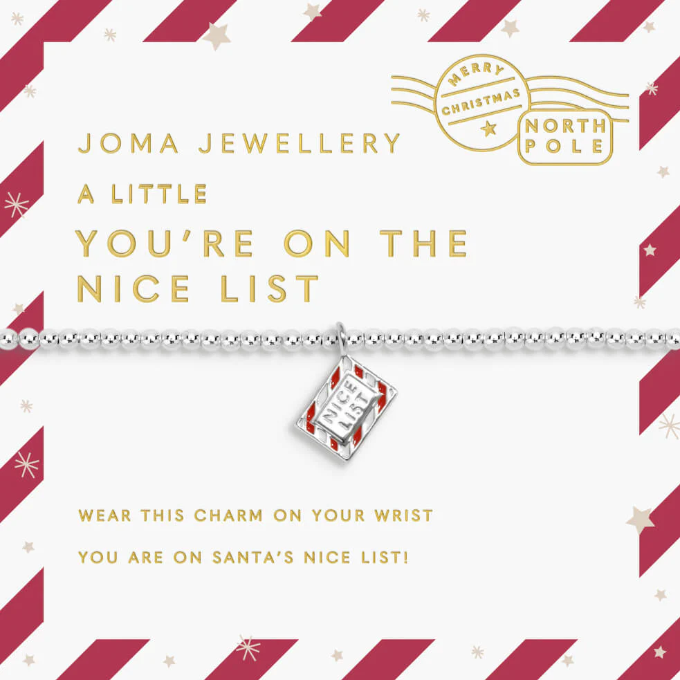 Joma Kids You're On The Nice List Bracelet