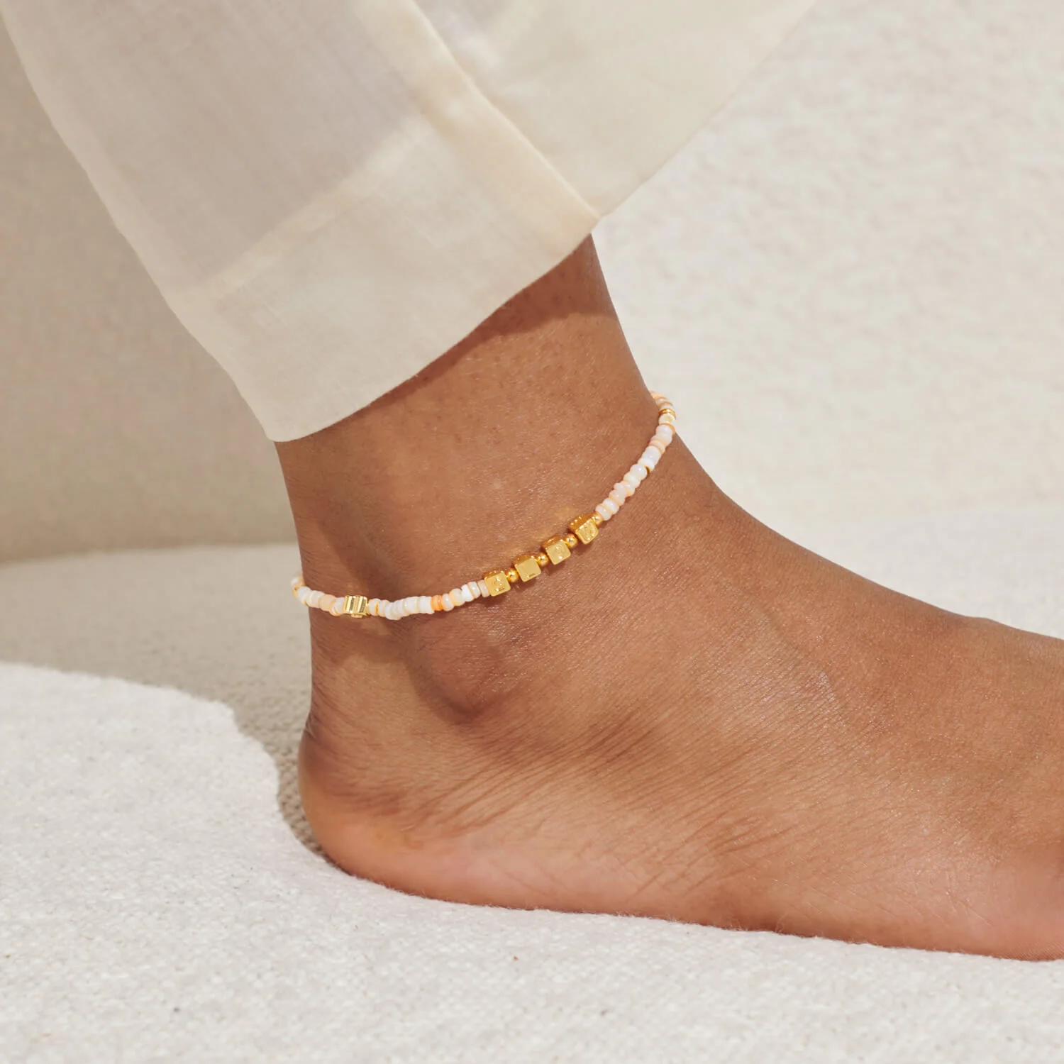 Joma Let Your Soul Glow Bead Anklet - Image 3