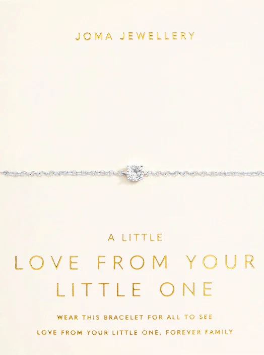 Joma Love From Your Little One Bracelet - Silver