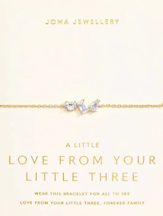 Joma Love From Your Little Three Bracelet - Gold