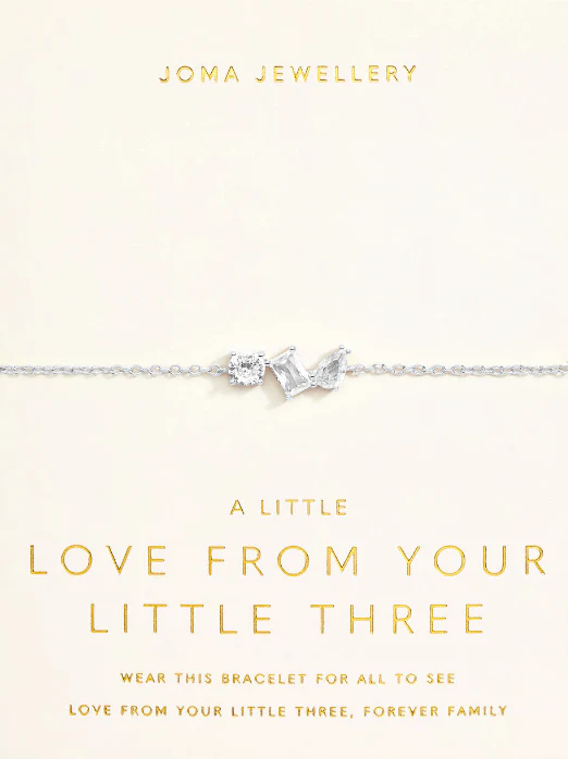 Joma Love From Your Little Three Bracelet - Silver