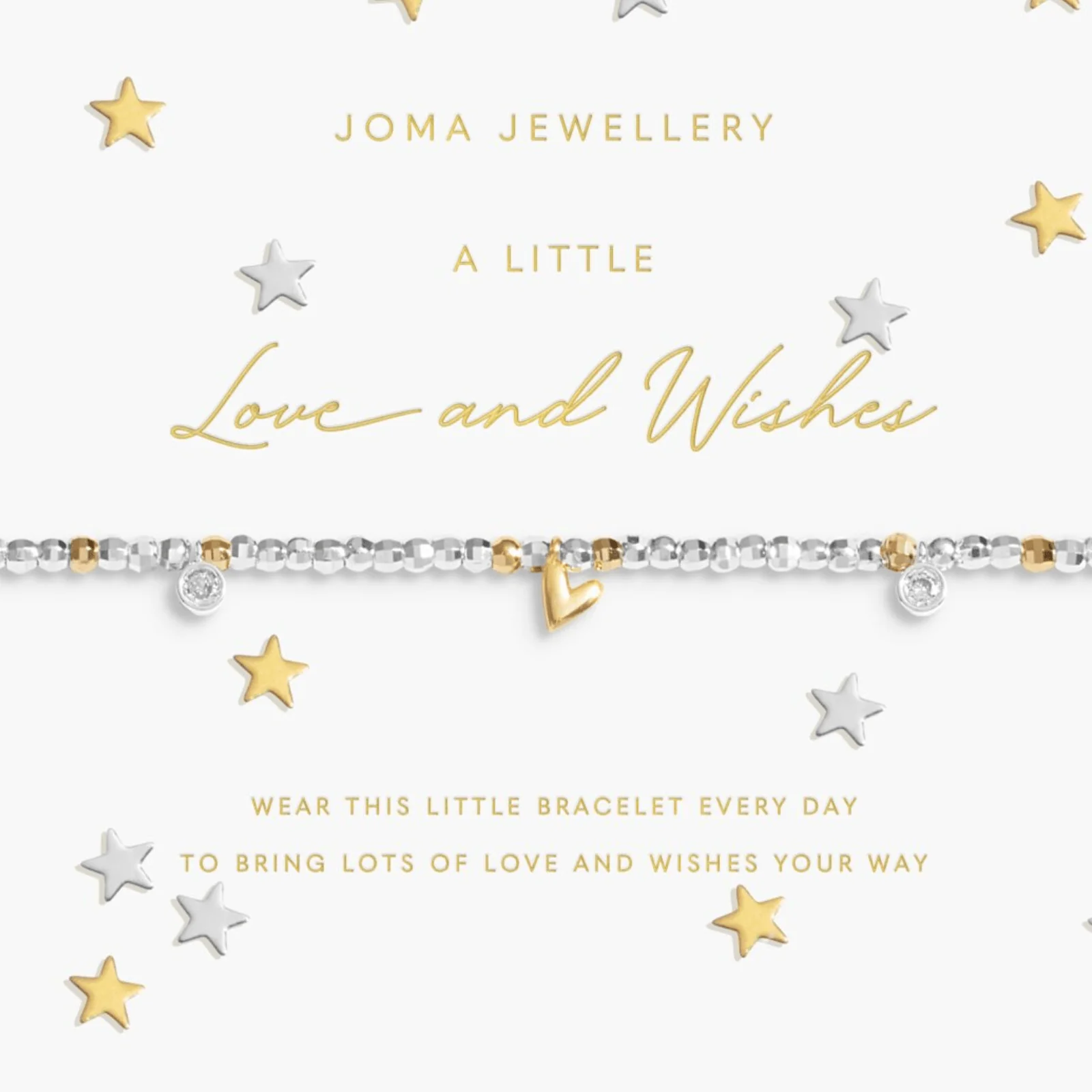 Joma Love & Wishes Bracelet - Two Tone