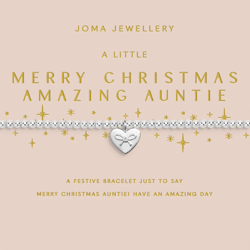 Joma Merry Christmas Amazing Auntie Bracelet