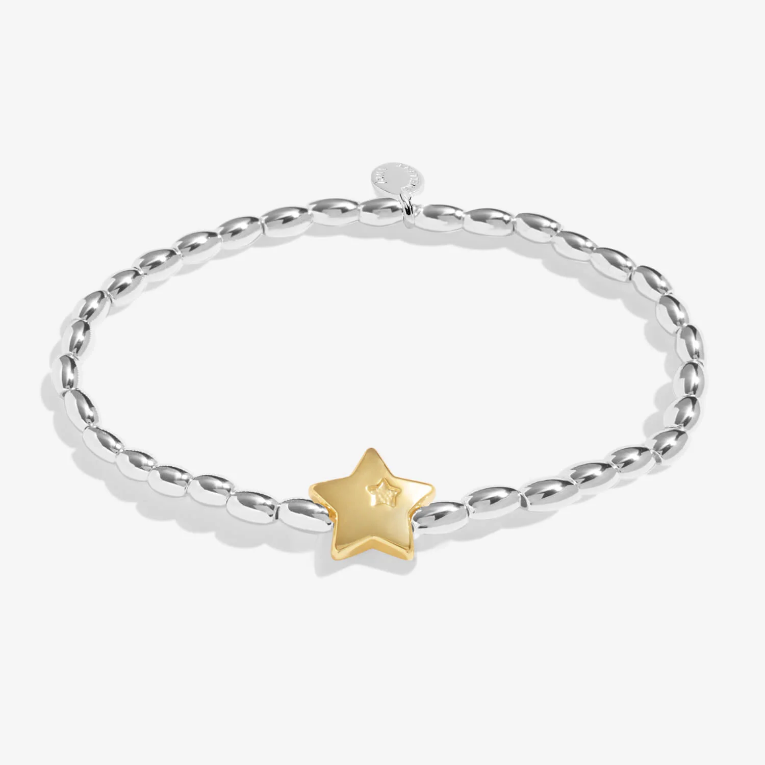 Joma Gift Boxed Star Merry Christmas Bracelet - Two Tone - Image 2
