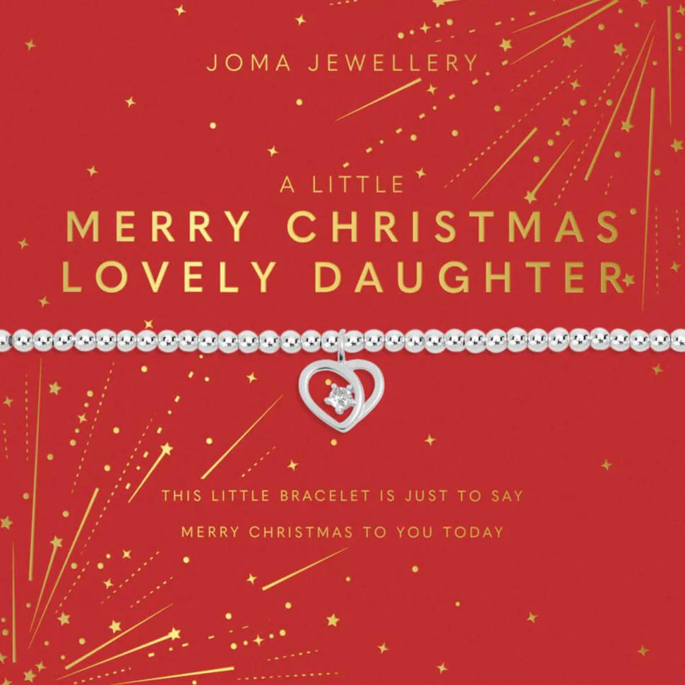 Joma Merry Christmas Lovely Daughter Bracelet