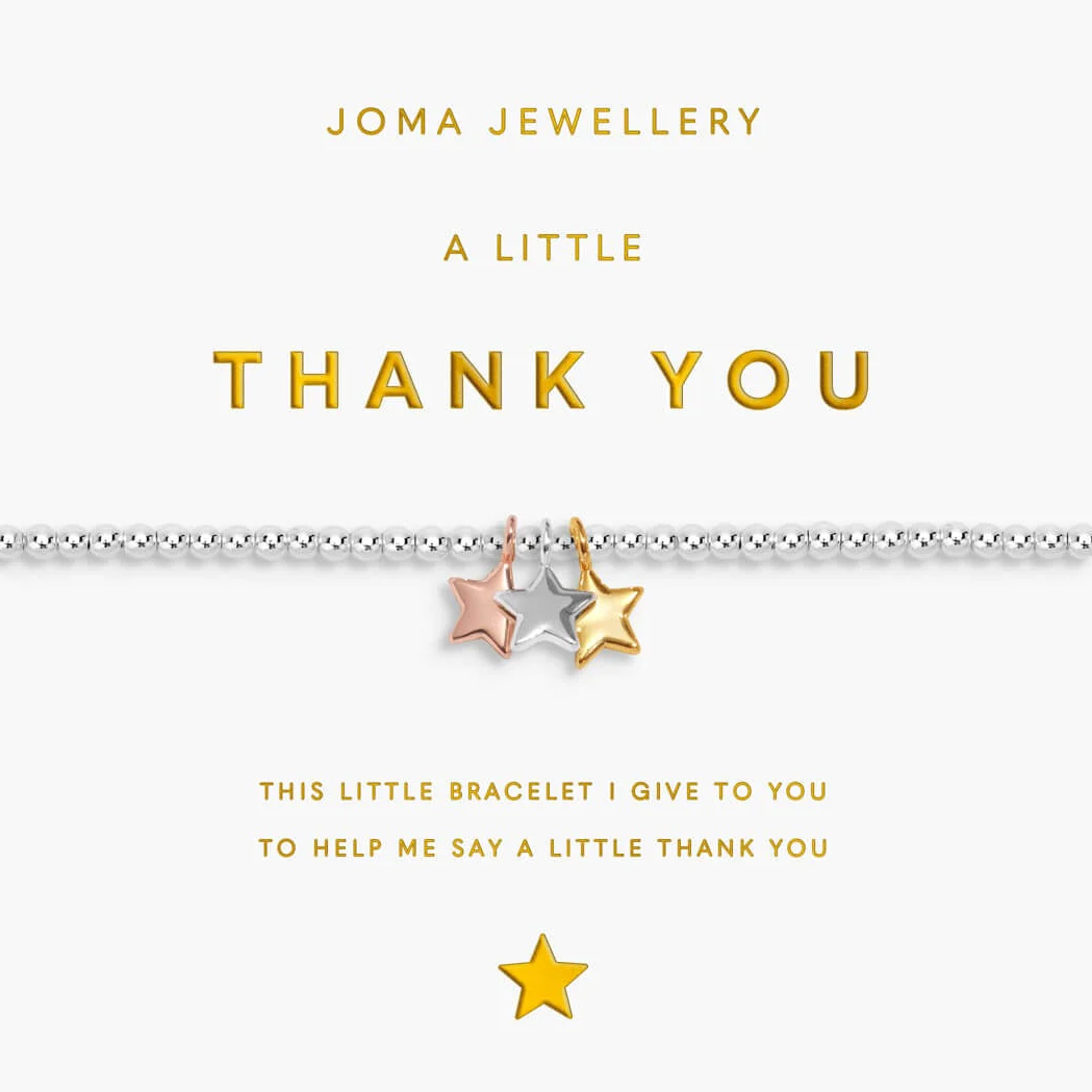 Joma Thank You Bracelet