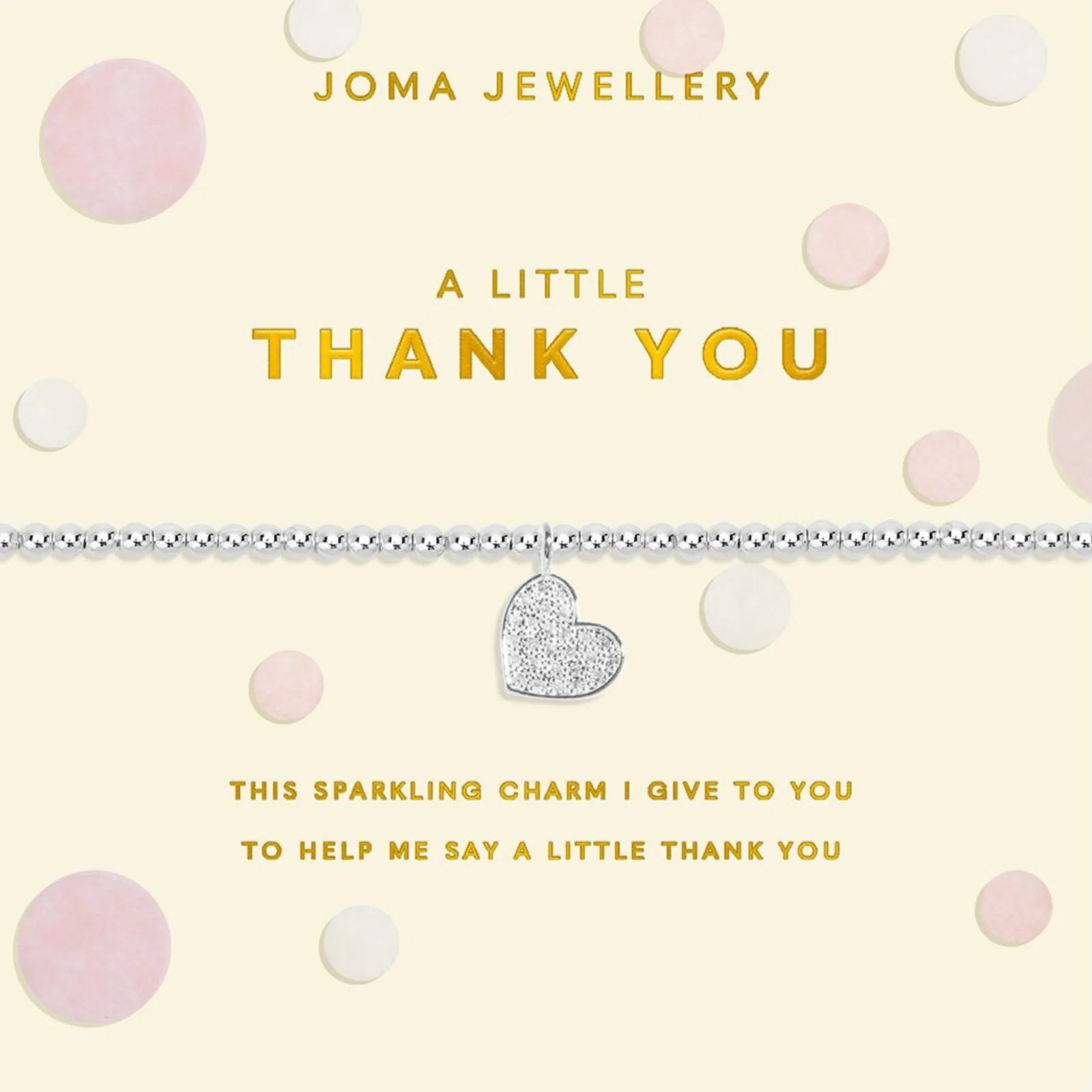 Joma Thank You Bracelet