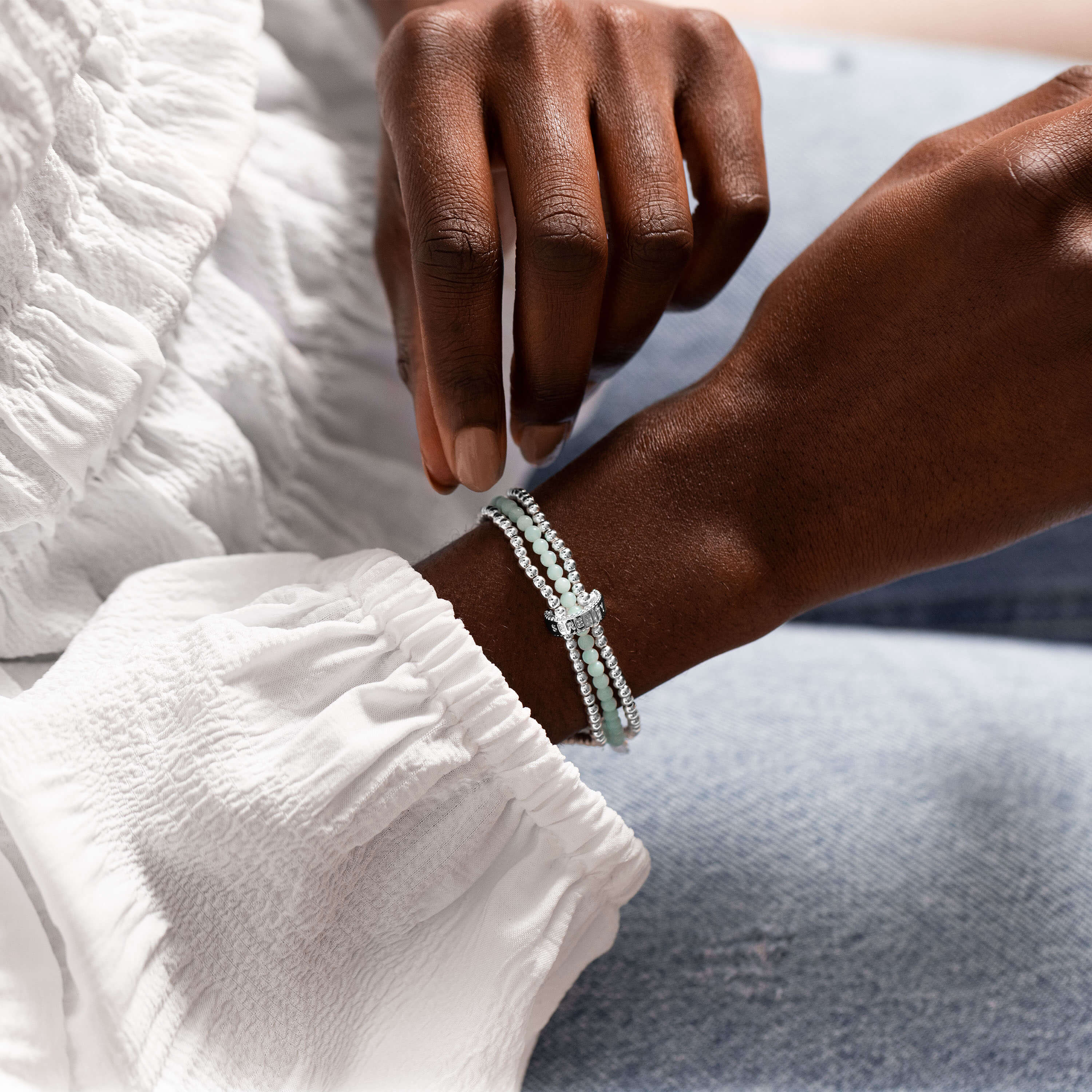 Joma Wellness Stones Bracelet - Serenity & Awareness - Image 5