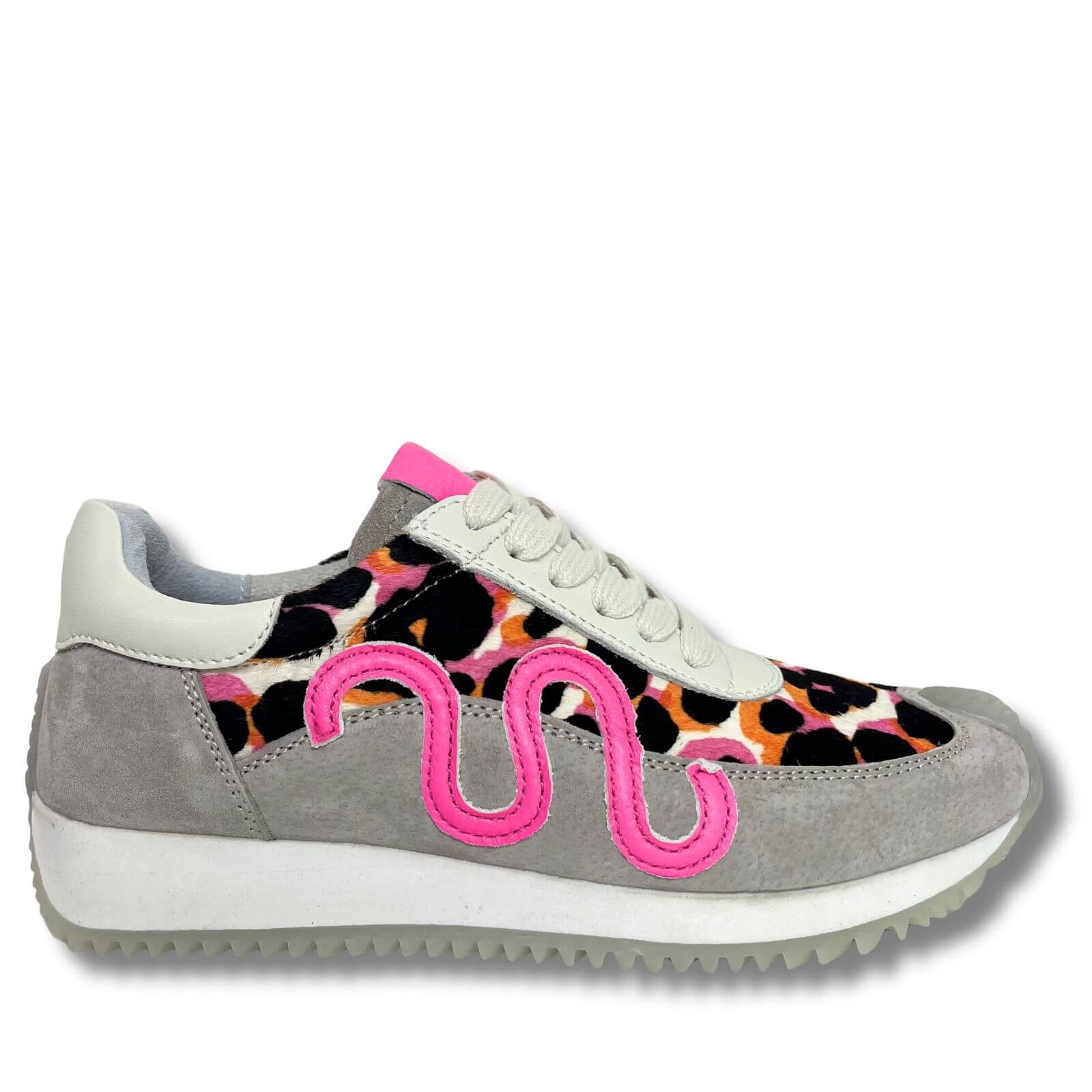 Kate Appleby Northney Sneakers - Hot Pink Leopard