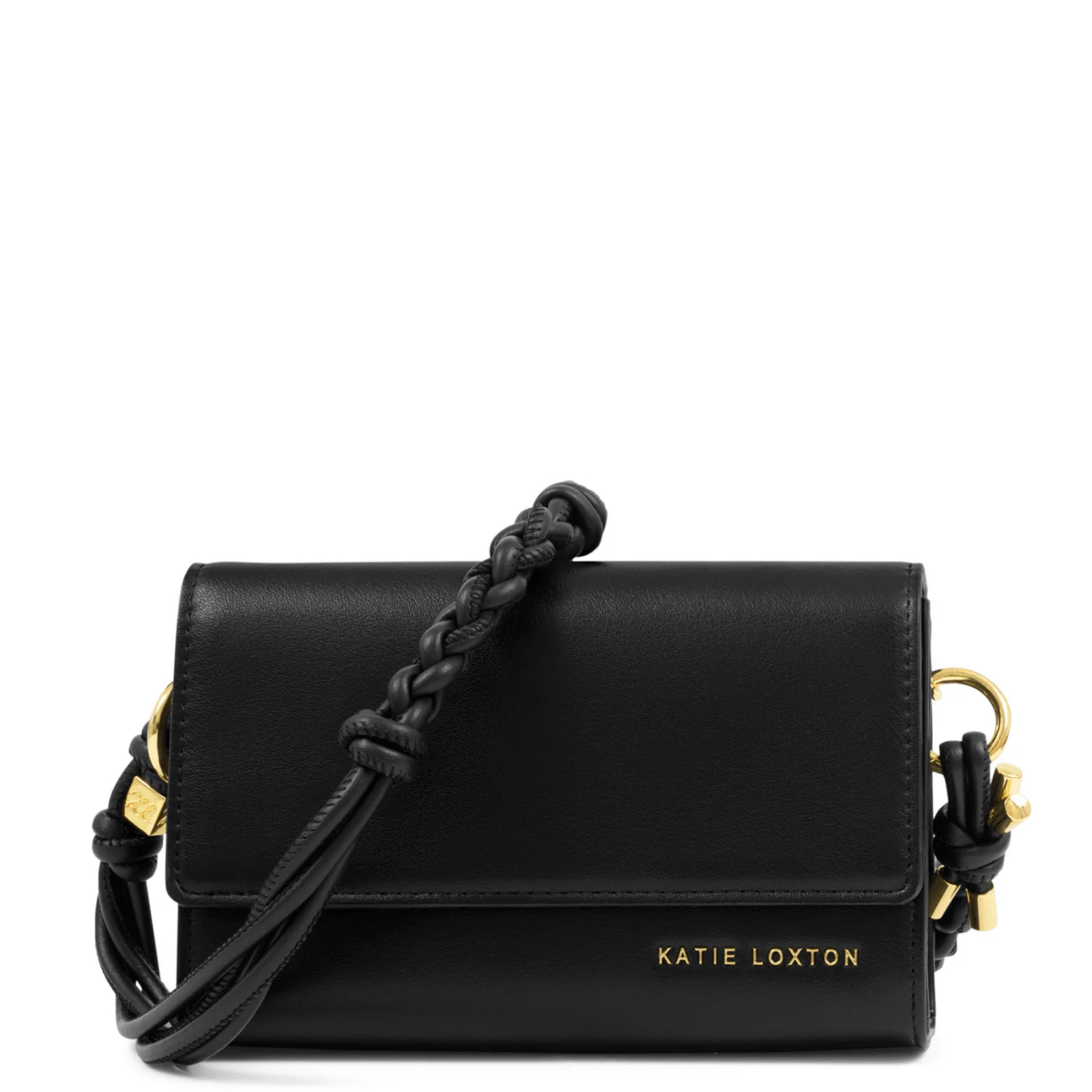 Katie Loxton Arden Braided Mini Bag - Black