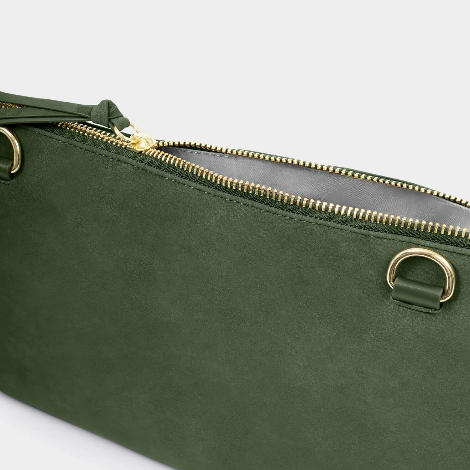 Katie Loxton Ascot Suedette Weekend Bag & Pouch Organiser - Forest Green - Image 5
