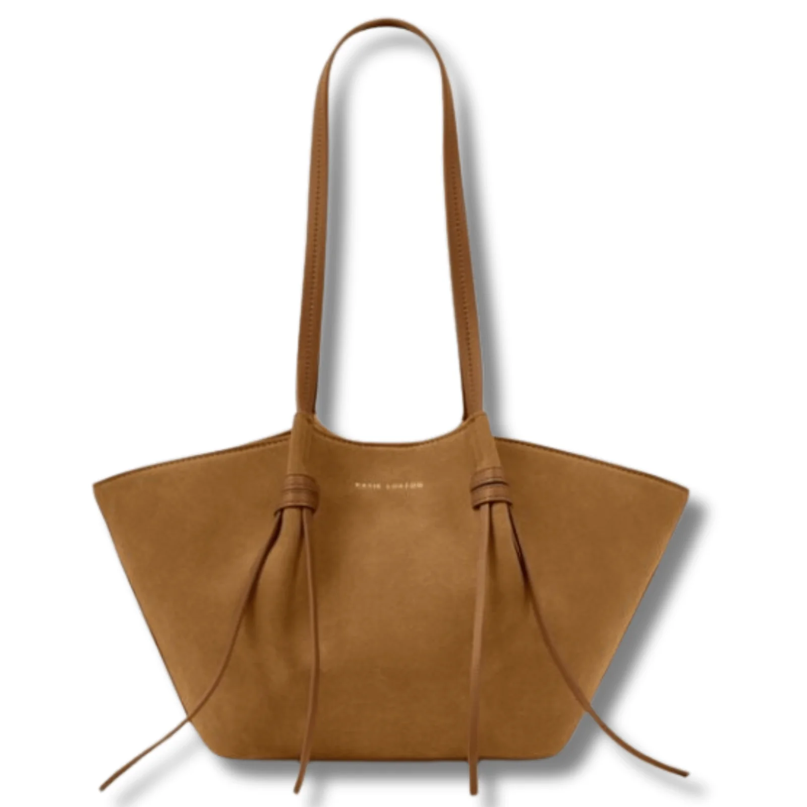Katie Loxton Celina Suedette Small Tote Bag - Caramel