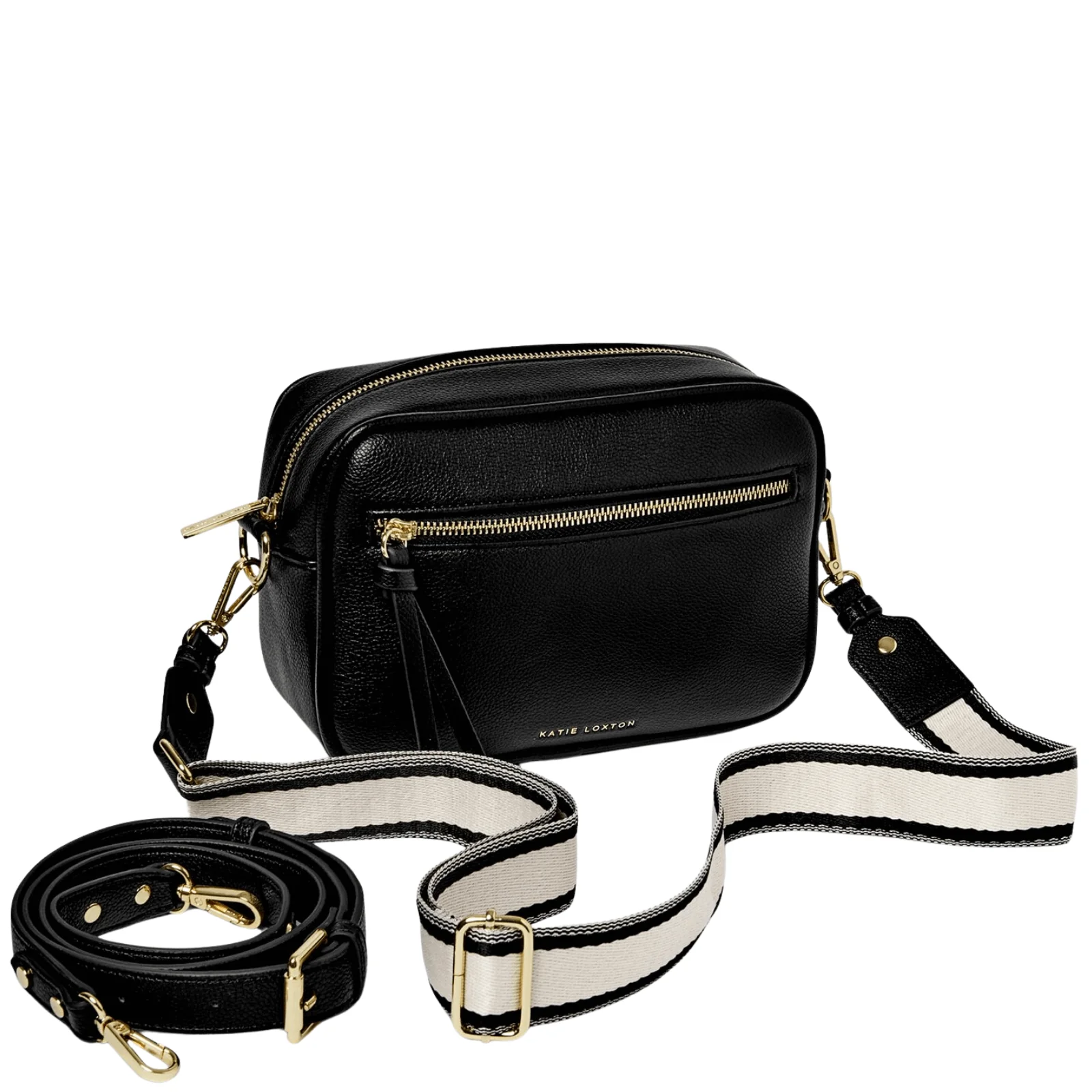 Katie Loxton Hallie Crossbody Bag - Black - Image 2