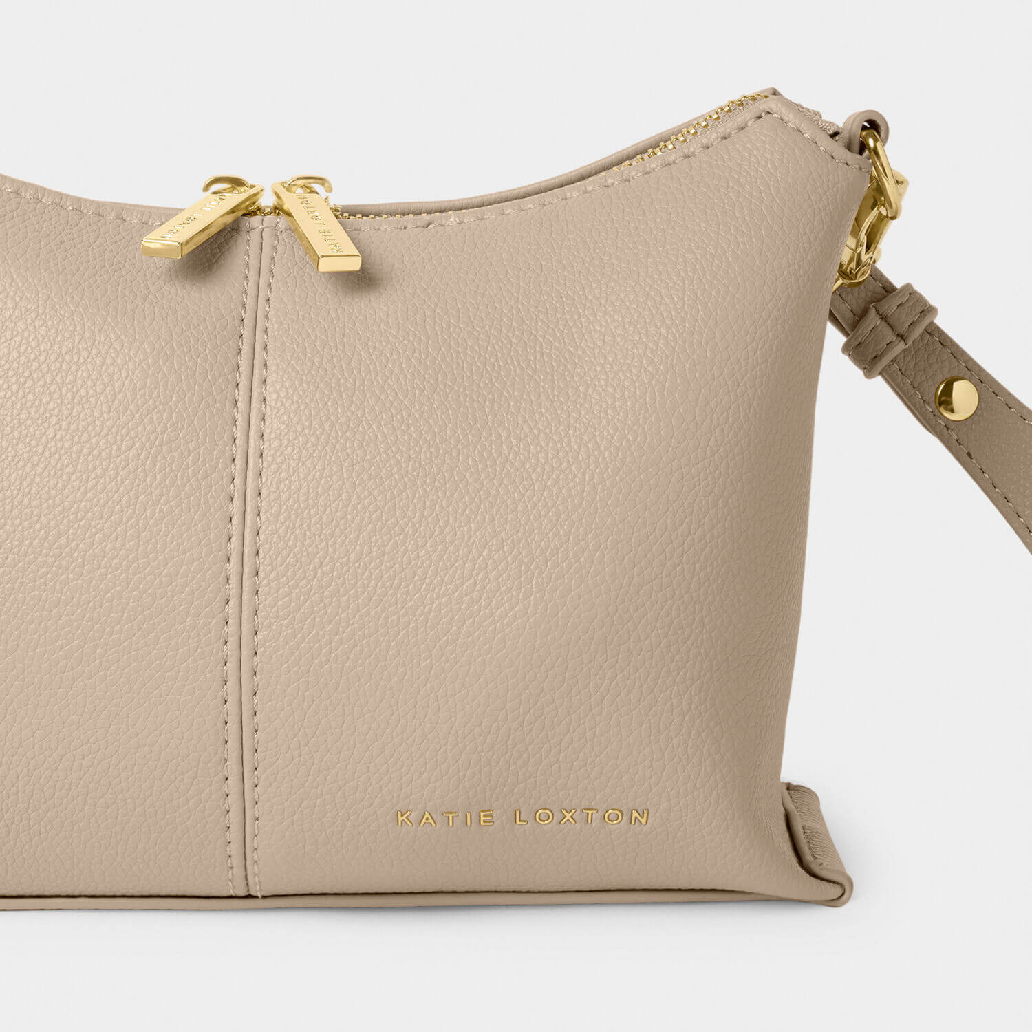 Katie Loxton Laila Slouch Crossbody Bag - Light Taupe - Image 2